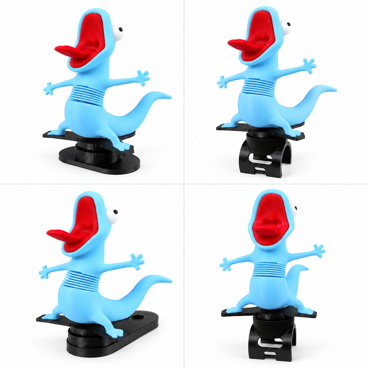 Tom the Lizard Kertenkele Tom Motosiklet Süsü, Motor Üstü Aksesuar, Hoppers Hoplayanlar Viral Lizard Meme Dekoratif Figür Oyuncak