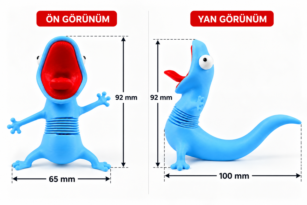 Tom the Lizard Kertenkele Tom Motosiklet Süsü, Motor Üstü Aksesuar, Hoppers Hoplayanlar Viral Lizard Meme Dekoratif Figür Oyuncak