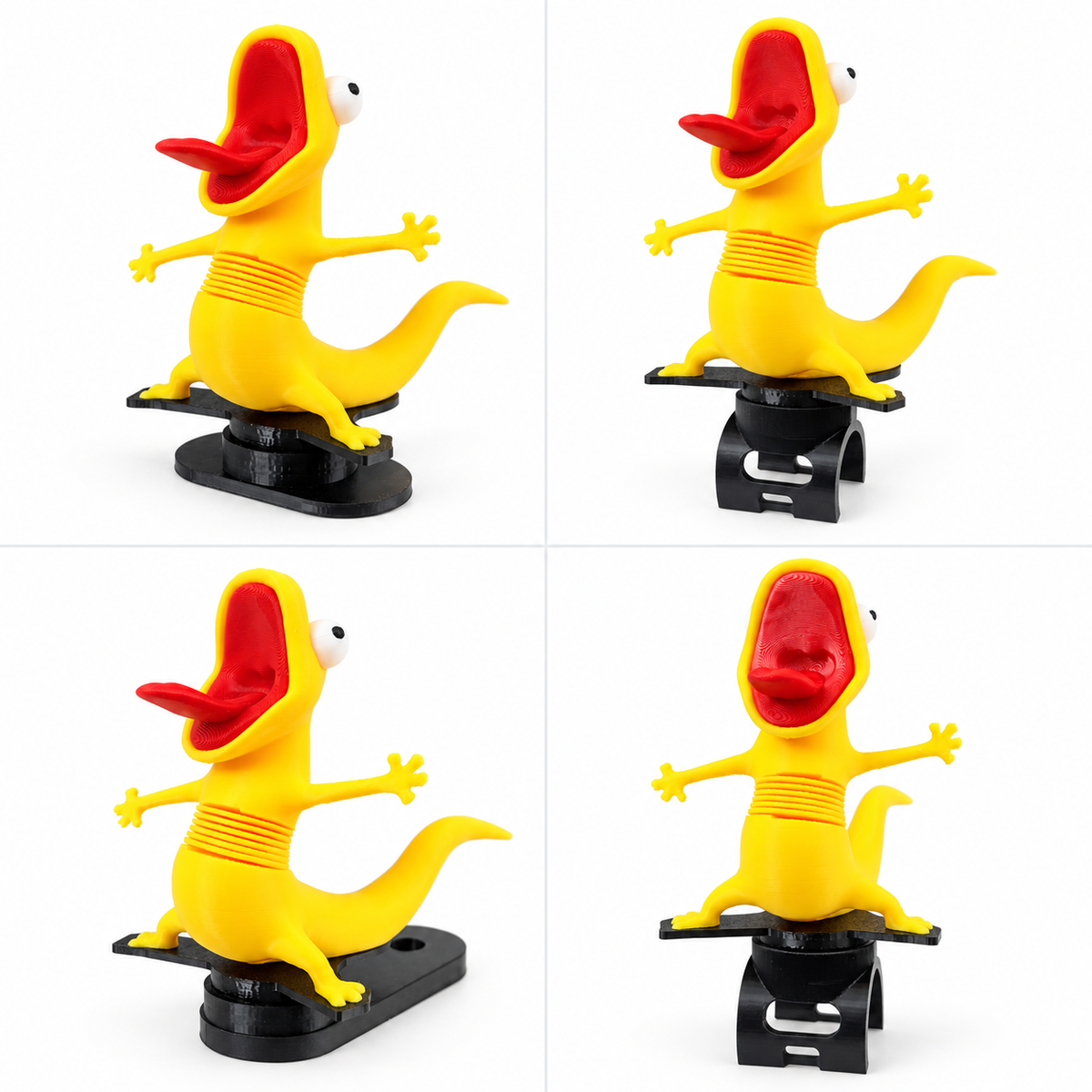 Tom the Lizard Kertenkele Tom Motosiklet Süsü, Motor Üstü Aksesuar, Hoppers Hoplayanlar Viral Lizard Meme Dekoratif Figür Oyuncak
