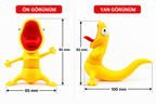 Tom the Lizard Kertenkele Tom Motosiklet Süsü, Motor Üstü Aksesuar, Hoppers Hoplayanlar Viral Lizard Meme Dekoratif Figür Oyuncak